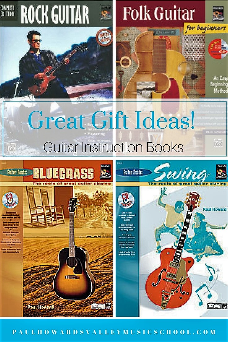Guitar Instruction Books for Sale Rock, Folk, Bluegrass, and Swing